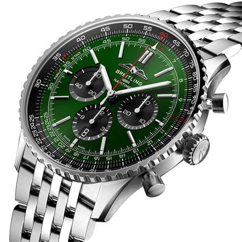 green bezel breitling|Breitling bentley green dial.